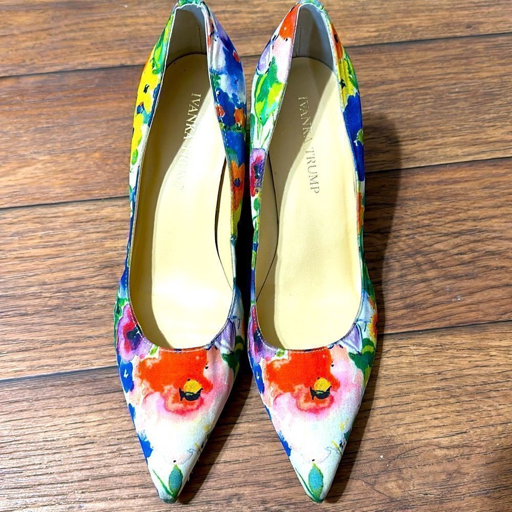 Ivanka Trump Floral Heels - Multicolor